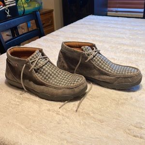 Mens 11.5 twisted X moccasin shoes